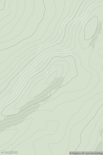 Thumbnail image for Grey Hill [Carrick and Galloway] [NX164927] showing contour plot for surrounding peak